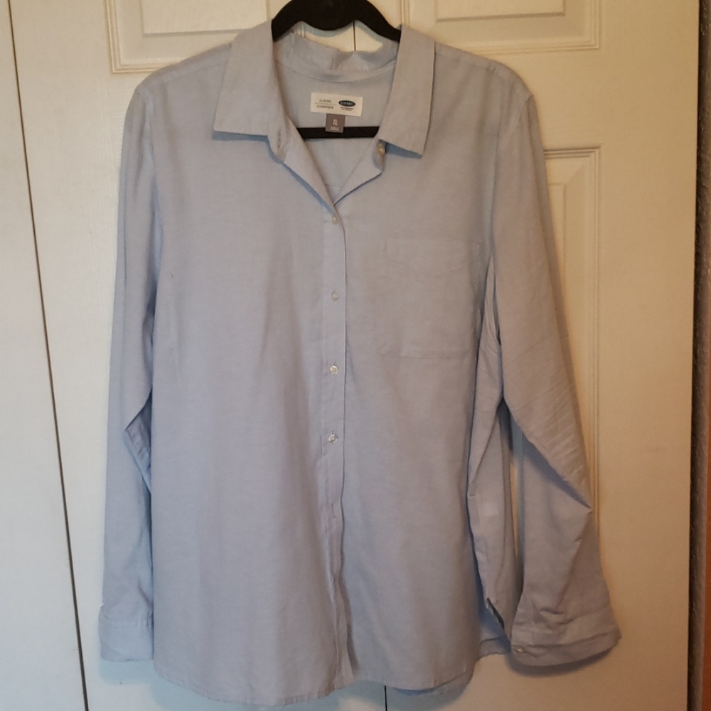 Classic Blue Button Down size XL